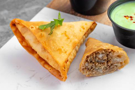 Meat Samosas (Beef and Chicken)
